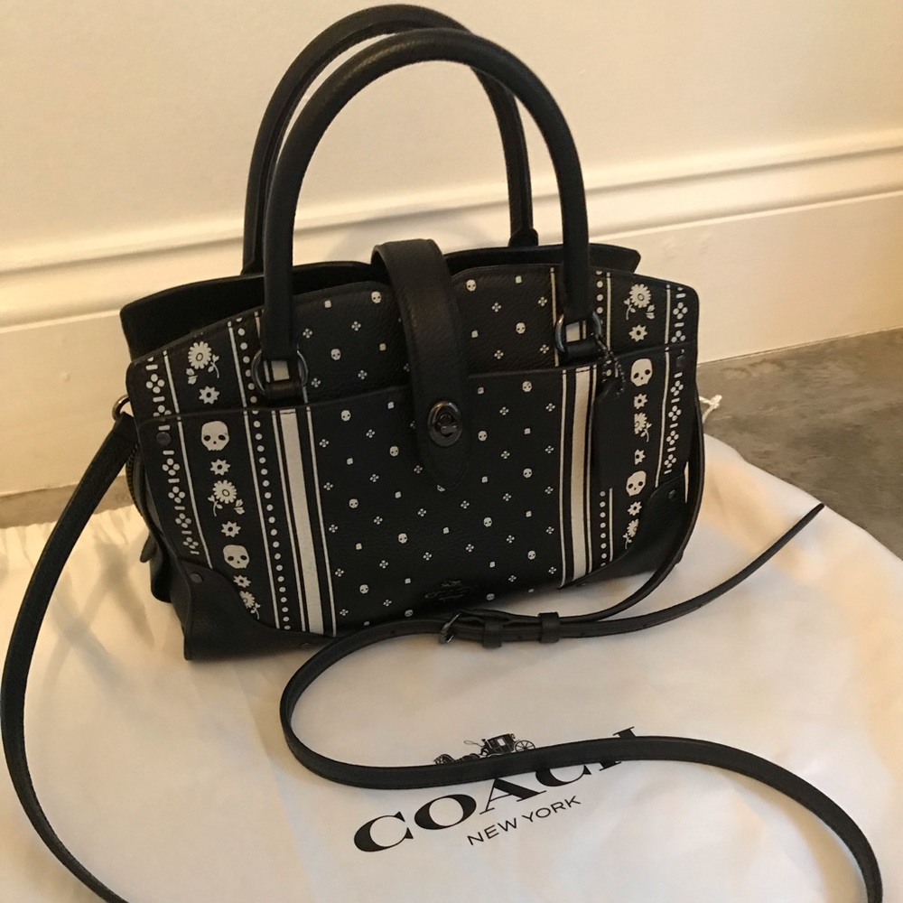 Limited edition Coach Skull Bandana cross body